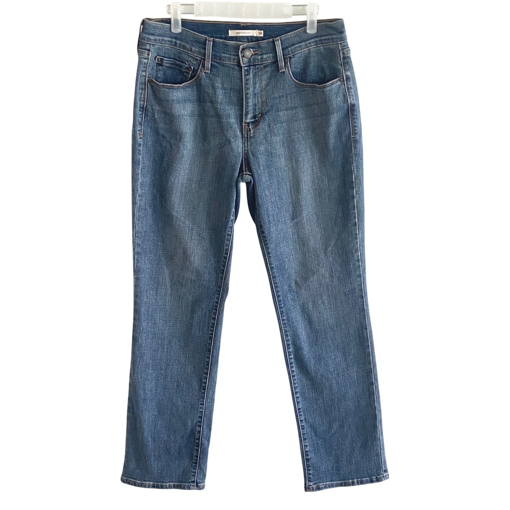 Levis 505 Straight Leg Jeans‎ Mens 30x30 Medium Wash Blue Denim Classic Fit